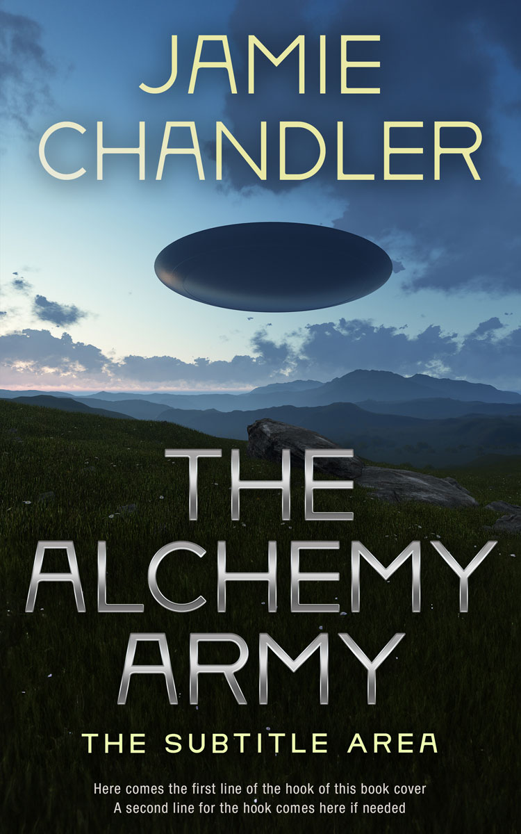 2D view of Premade Science Fiction Book Cover - Mirage