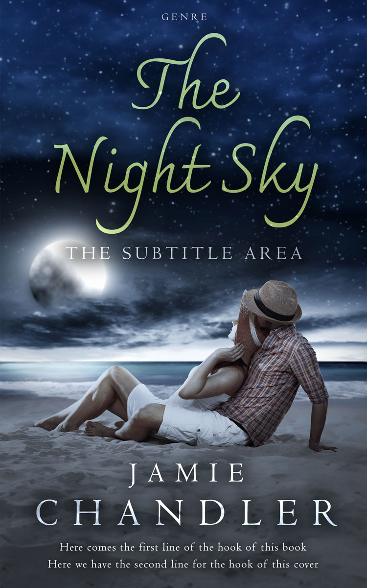 2D view of Premade Romance Book Cover - Ebony Clay