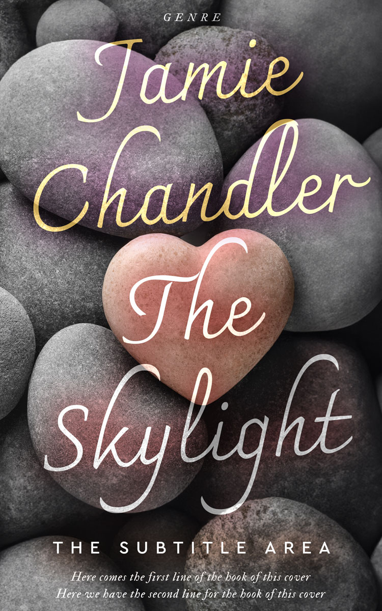 2D view of Premade Poetry Book Cover - Tundora