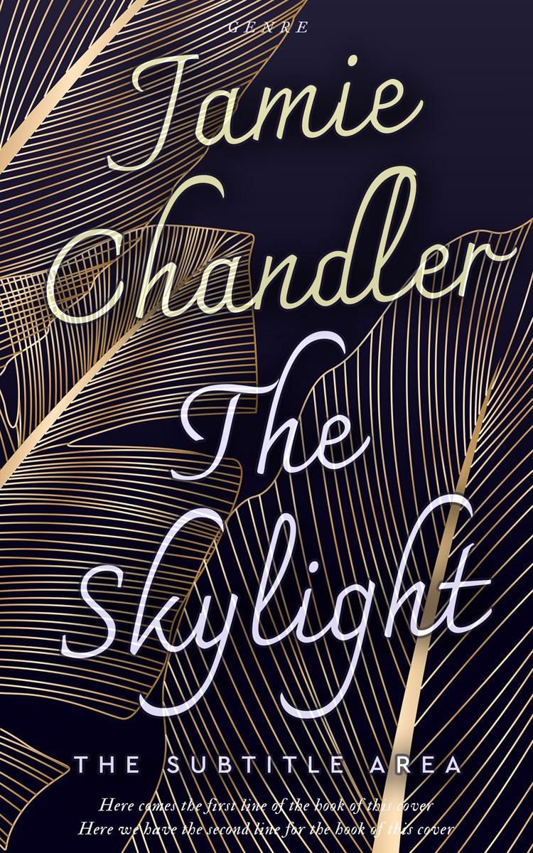 2D view of Premade Poetry Book Cover - Akaroa