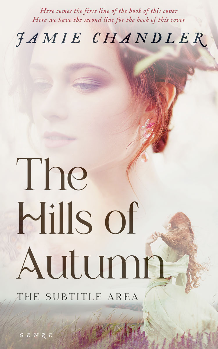 2D view of Premade Romance Book Cover - Pearl Bush