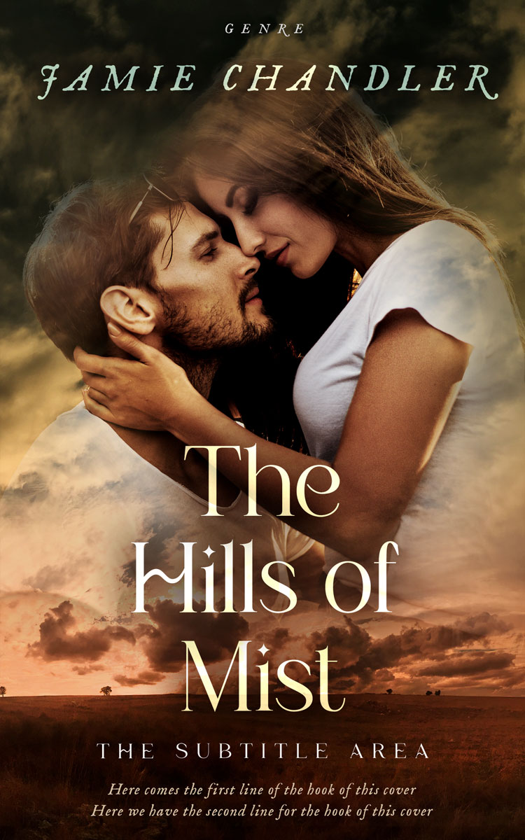 2D view of Premade Romance Book Cover - Mikado