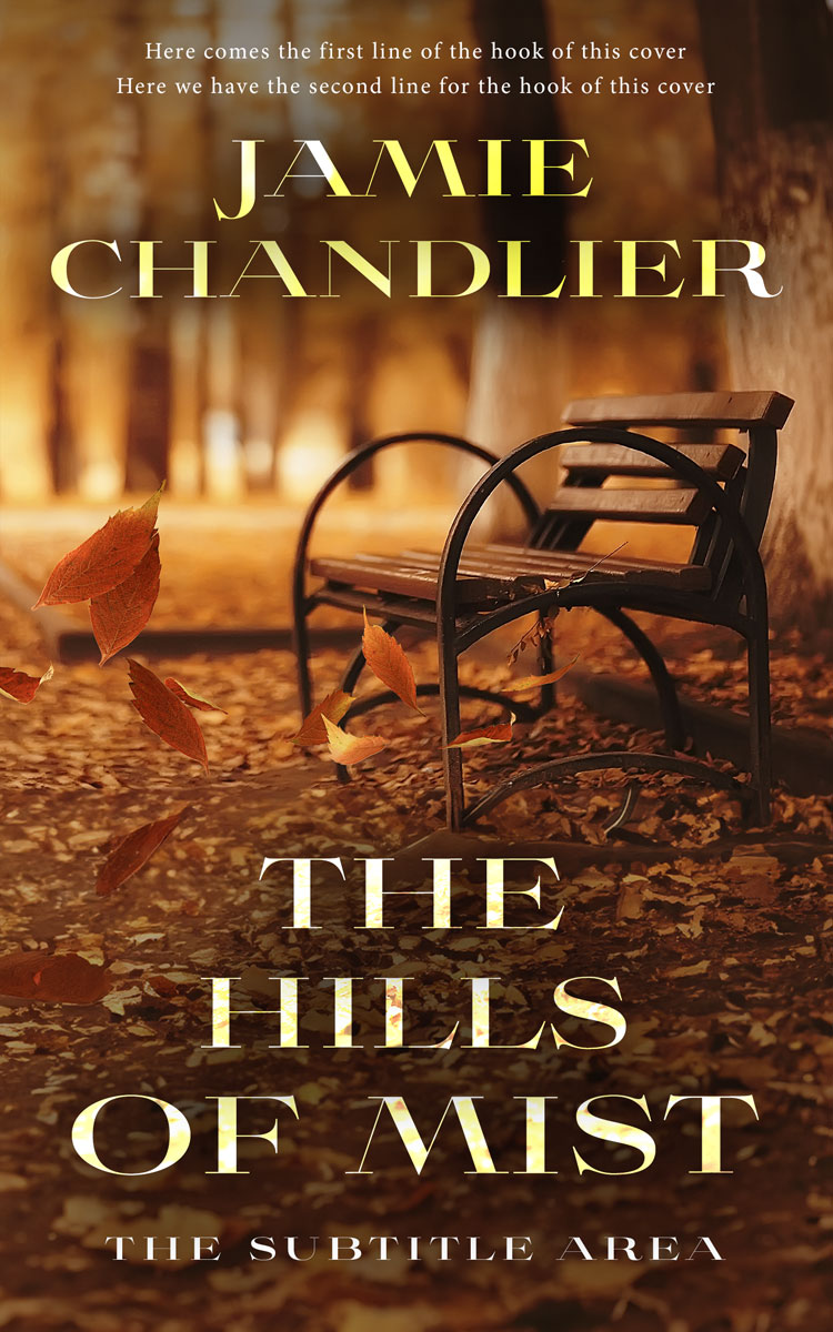 2D view of Premade Literary Fiction Book Cover - Brown Derby