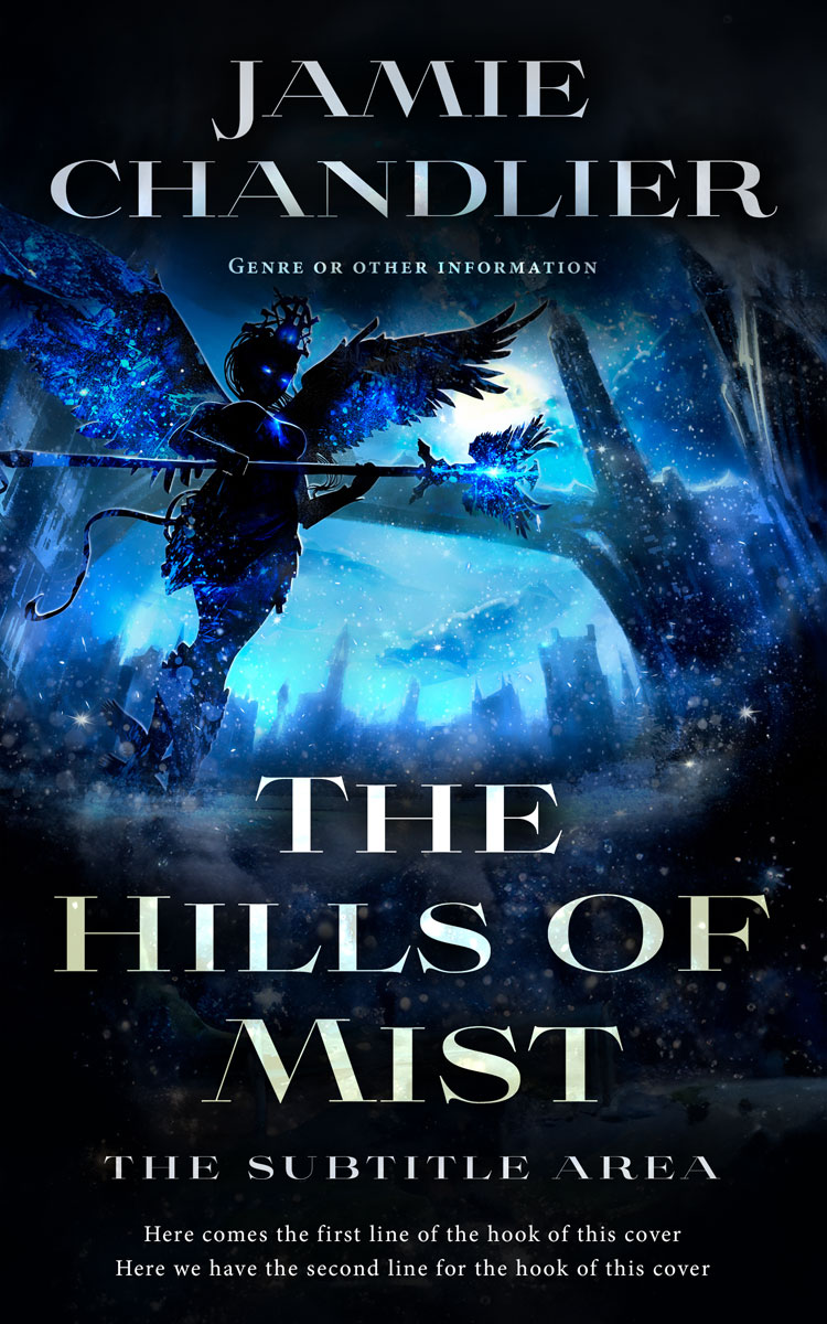 2D view of Premade Fantasy Book Cover - Firefly