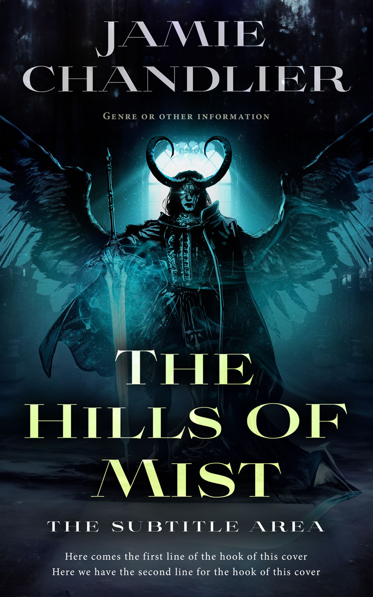 2D view of Premade Fantasy Book Cover - Aztec