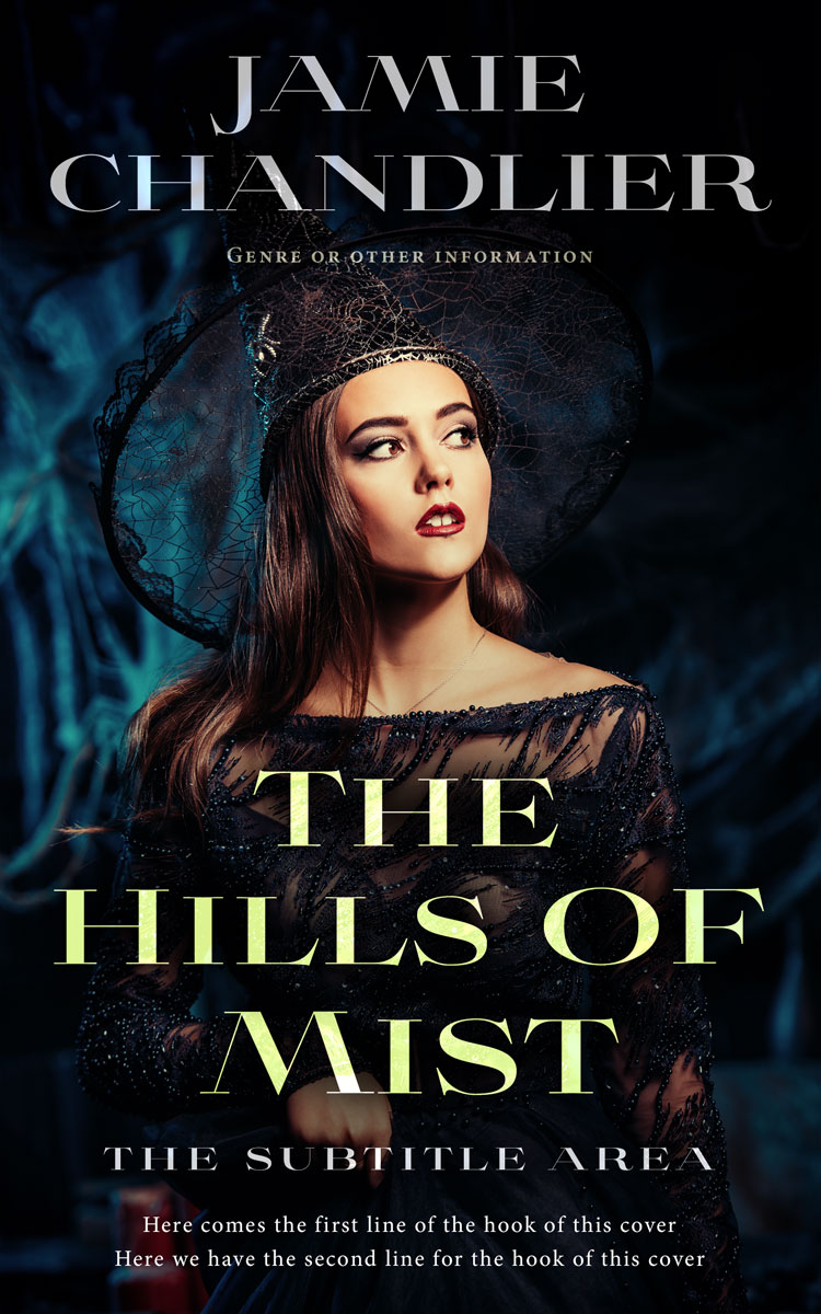 2D view of Premade Fantasy Book Cover - Woodsmoke