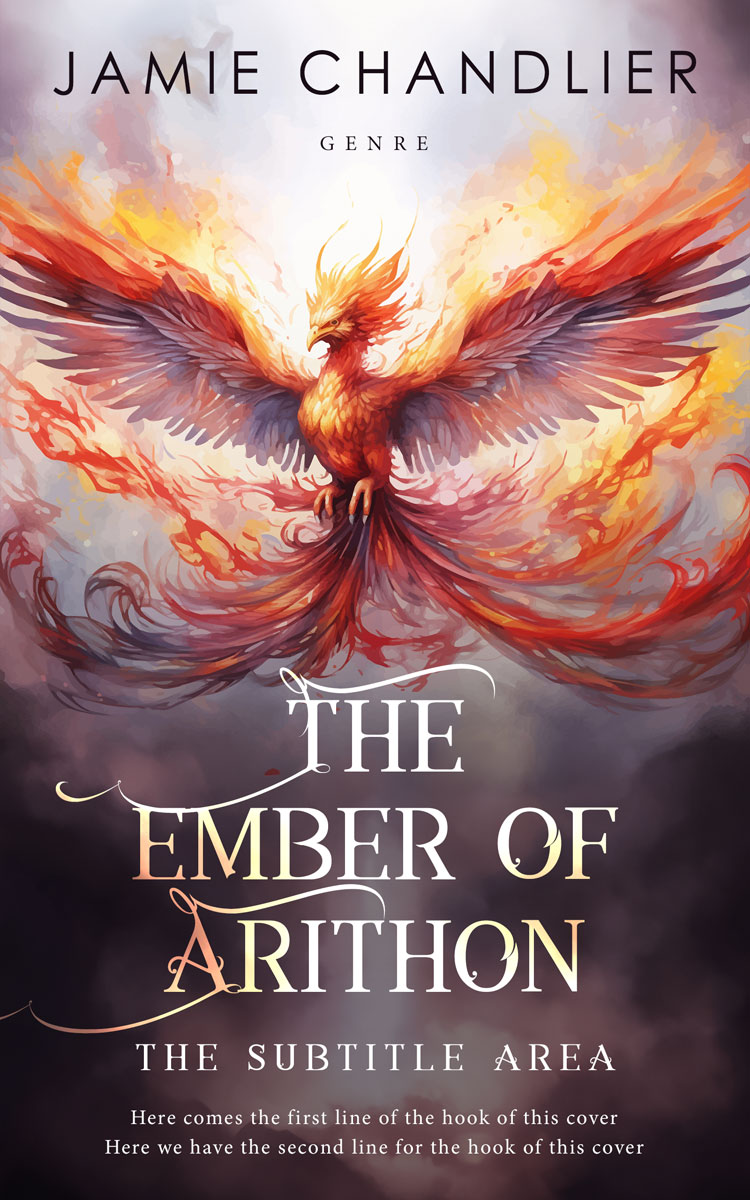 2D view of Premade Fantasy Book Cover - Au Chico