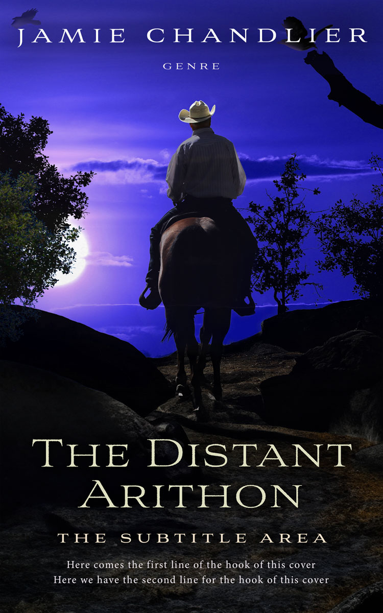 2D view of Premade Action & Adventure Book Cover - Cinder