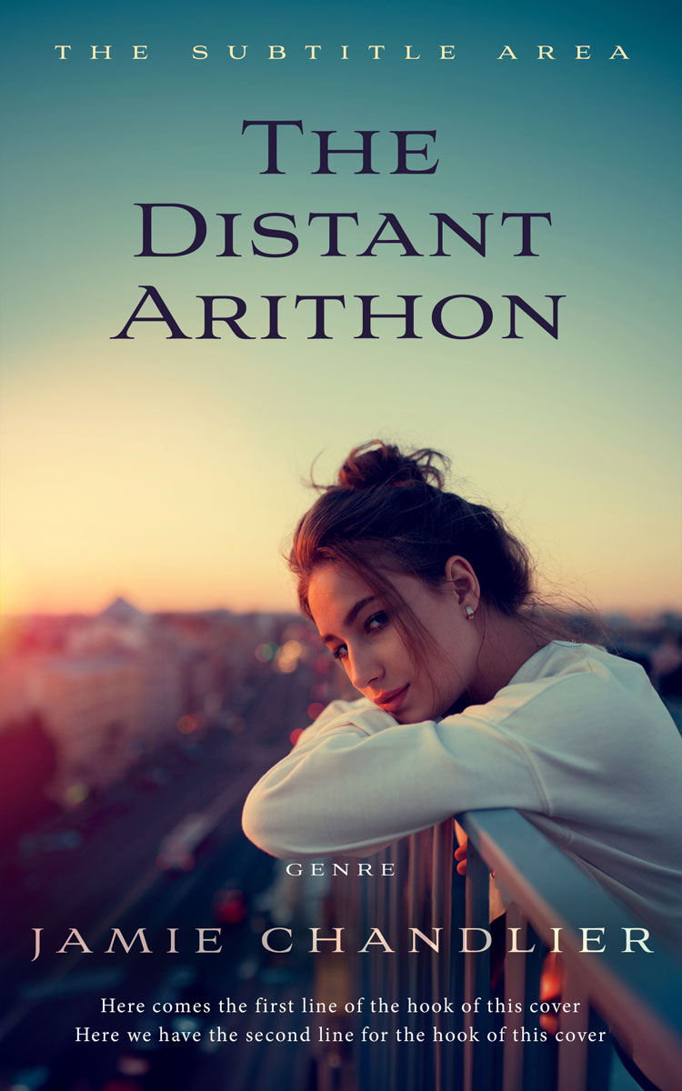 2D view of Premade Romance Book Cover - Oxford Blue