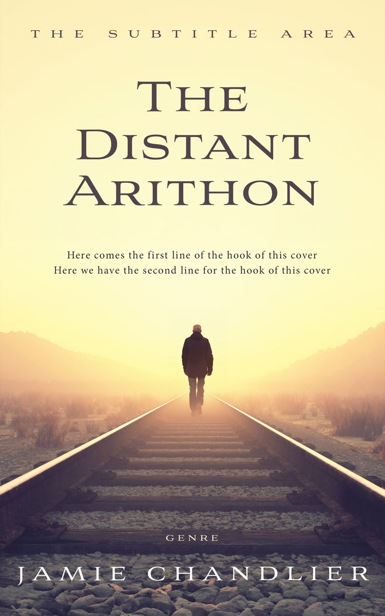 2D view of Premade Mystery & Thriller & Suspense Book Cover - Wheat