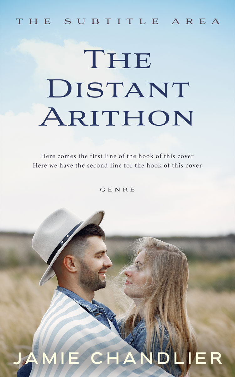 2D view of Premade Romance Book Cover - Iron