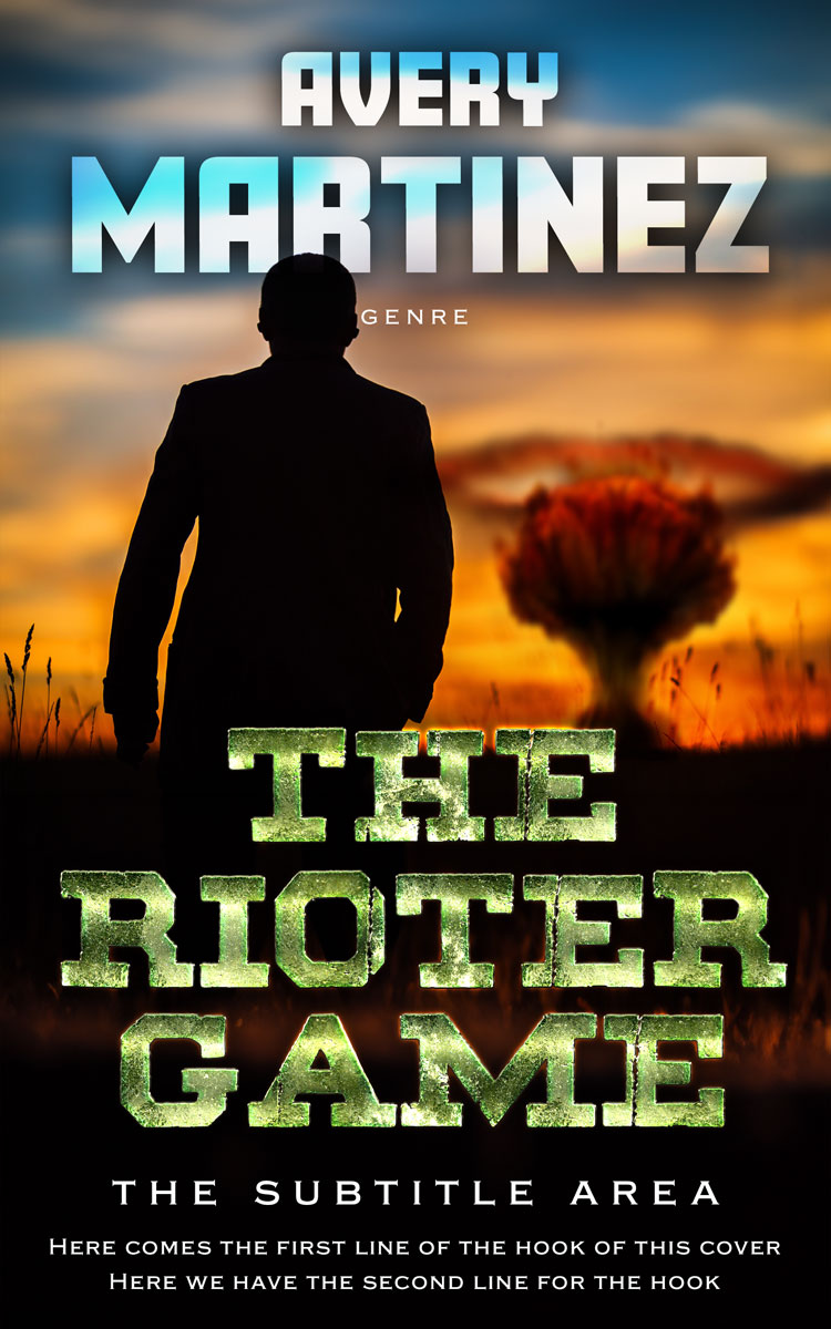 2D view of Premade Mystery & Thriller & Suspense Book Cover - Zeus