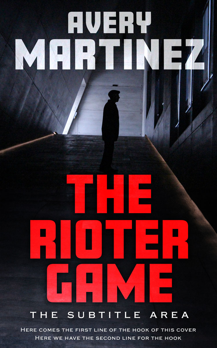 2D view of Premade Mystery & Thriller & Suspense Book Cover - Mandy