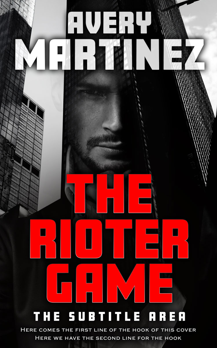 2D view of Premade Mystery & Thriller & Suspense Book Cover - Cod Gray