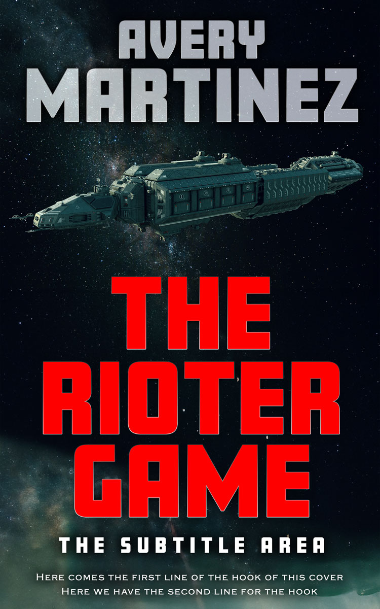 2D view of Premade Science Fiction Book Cover - Punch