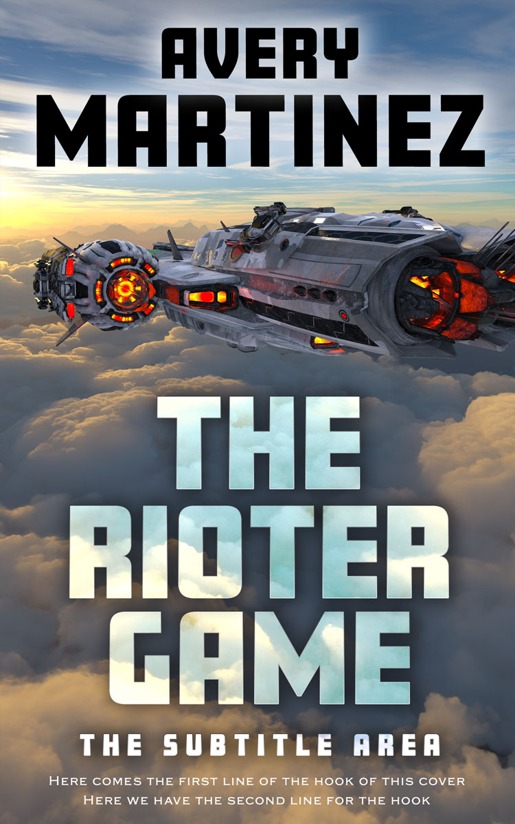 2D view of Premade Science Fiction Book Cover - Abbey