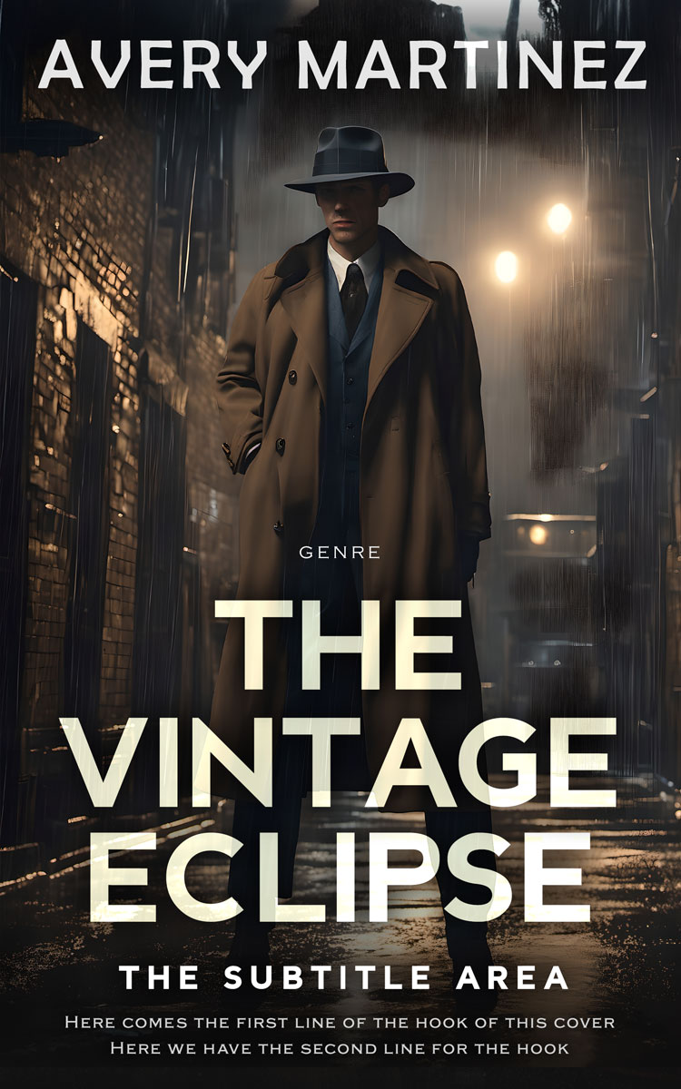 2D view of Premade Mystery & Thriller & Suspense Book Cover - Dune