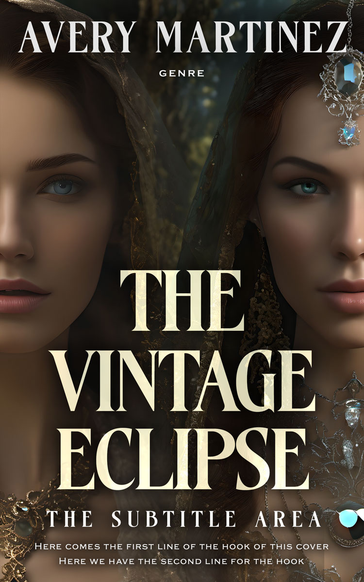 2D view of Premade Fantasy Book Cover - Zeus