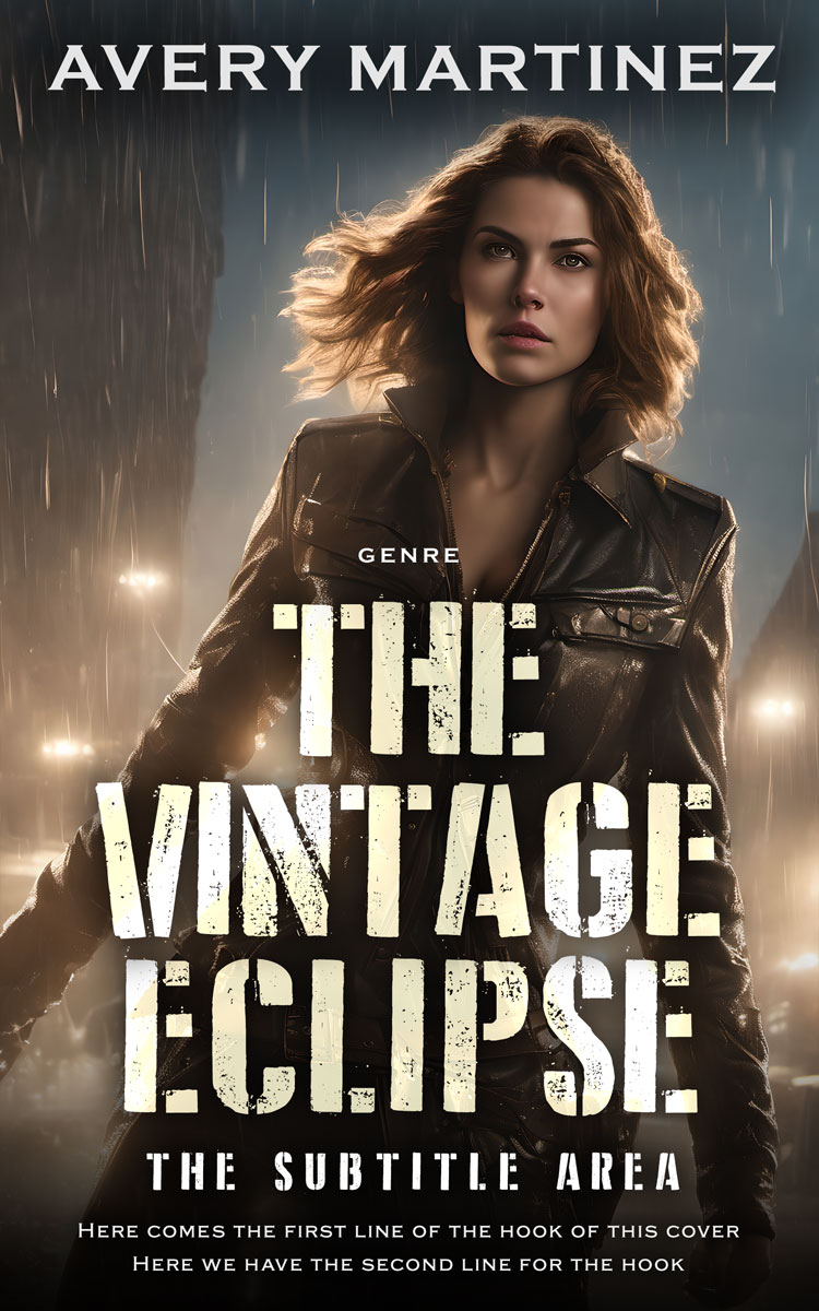 2D view of Premade Mystery & Thriller & Suspense Book Cover - Dune