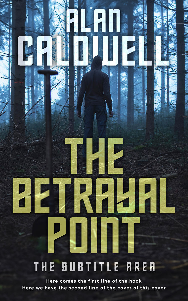 2D view of Premade Mystery & Thriller & Suspense Book Cover - Coriander