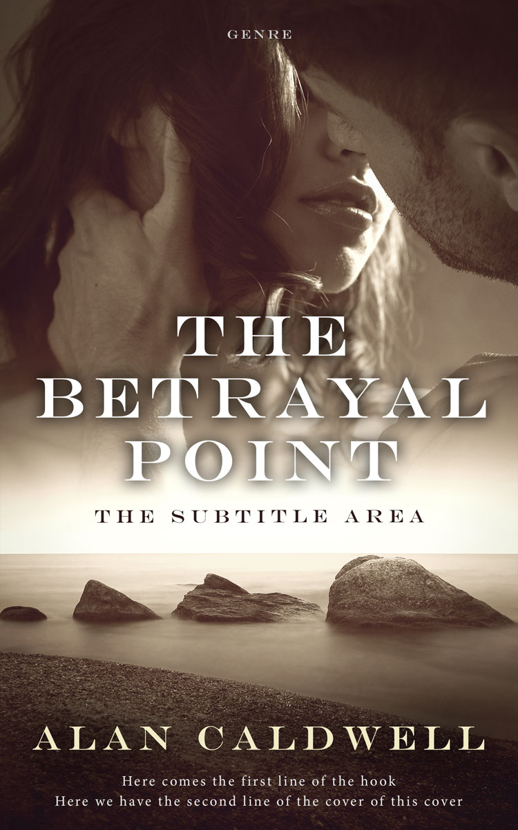 2D view of Premade Romance Book Cover - English Walnut