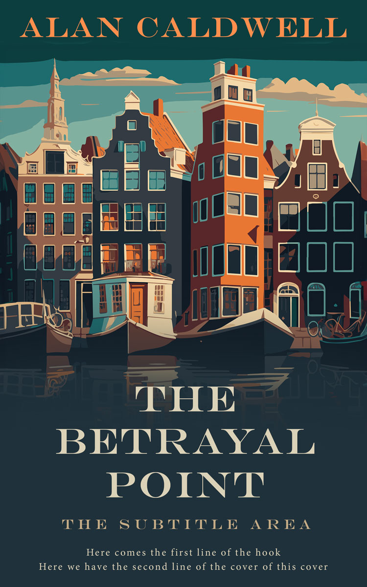 2D view of Premade Literary Fiction Book Cover - Ebony Clay