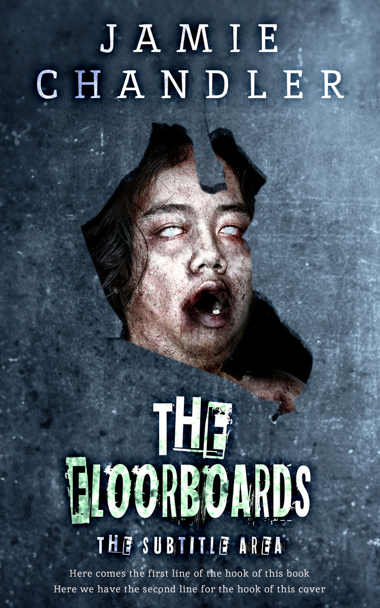 2D view of Premade Horror Book Cover - Ebony Clay