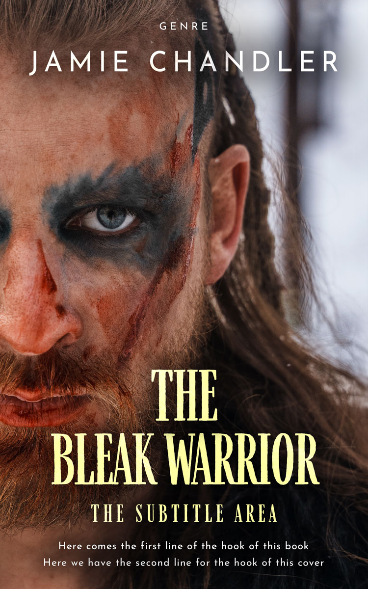 2D view of Premade Historical Book Cover - English Walnut