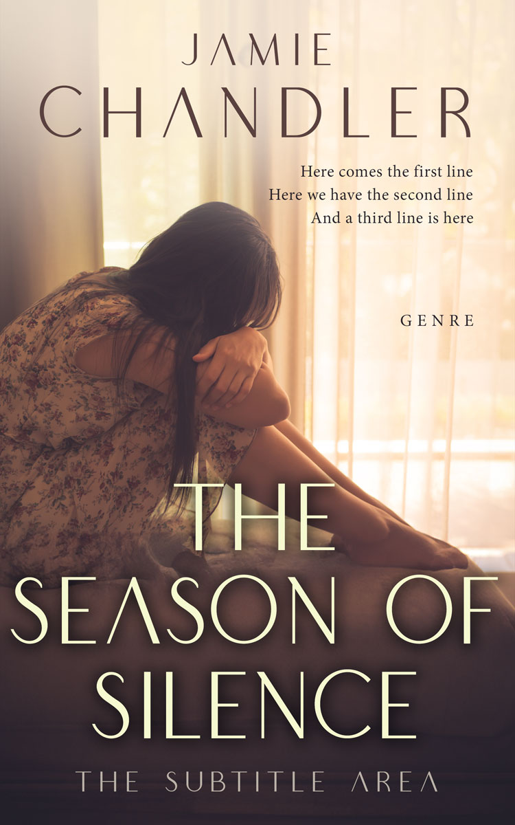 2D view of Premade Teen & Young Adult Book Cover - Albescent White