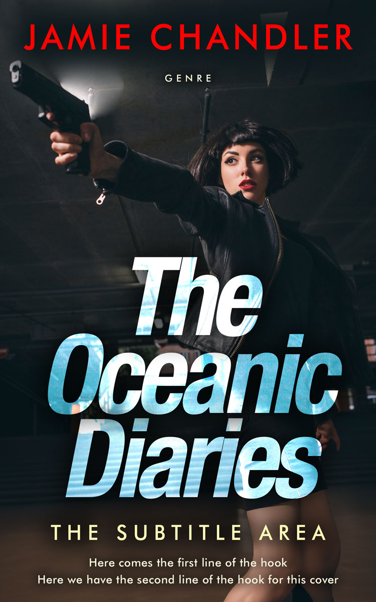 2D view of Premade Mystery & Thriller & Suspense Book Cover - Outer Space