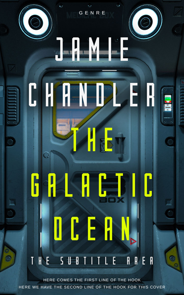 2D view of Premade Science Fiction Book Cover - Timber Green