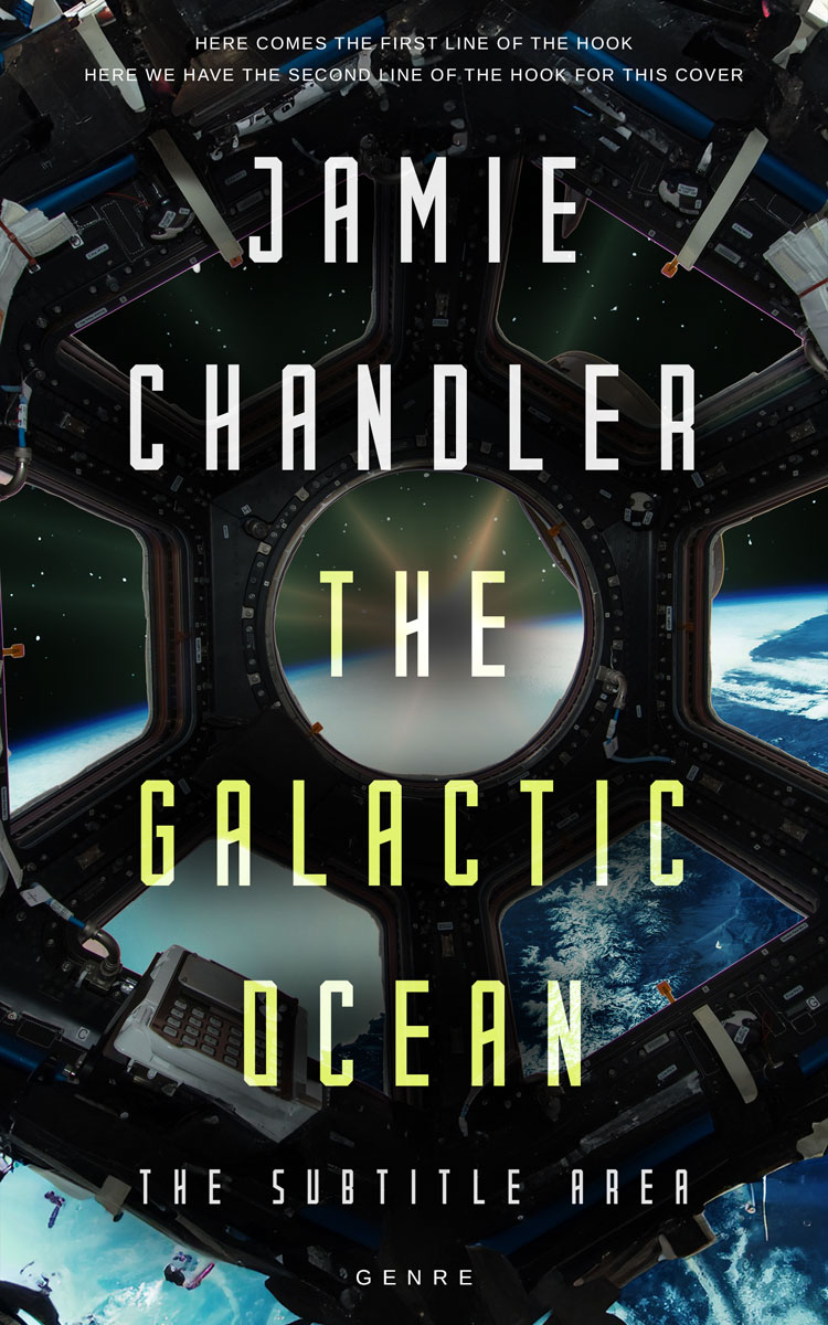 2D view of Premade Science Fiction Book Cover - Woodsmoke