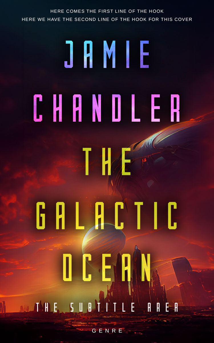 2D view of Premade Science Fiction Book Cover - Tamarind