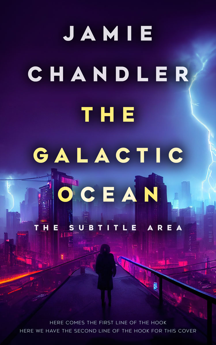 2D view of Premade Mystery & Thriller & Suspense Book Cover - Violet