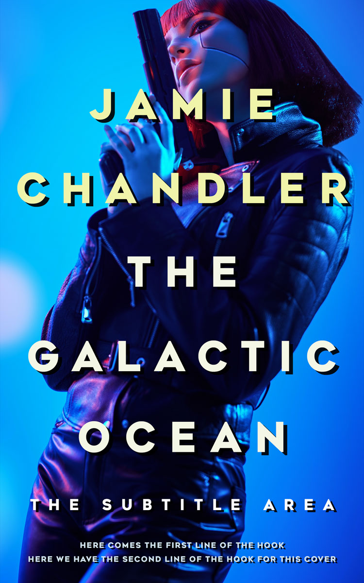 2D view of Premade Mystery & Thriller & Suspense Book Cover - Violet