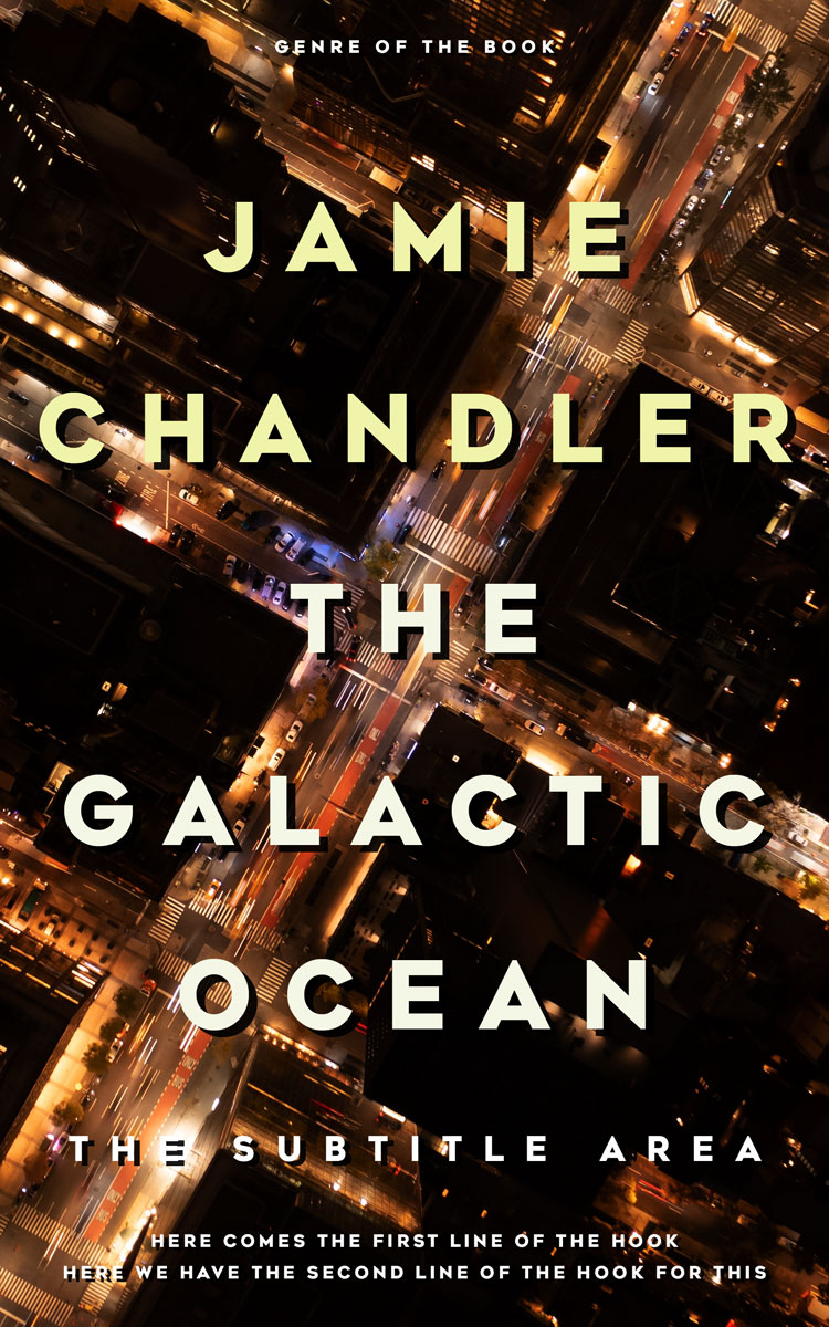 2D view of Premade Mystery & Thriller & Suspense Book Cover - Tan