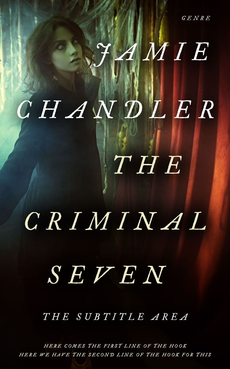 2D view of Premade Paranormal & Urban Book Cover - Zeus