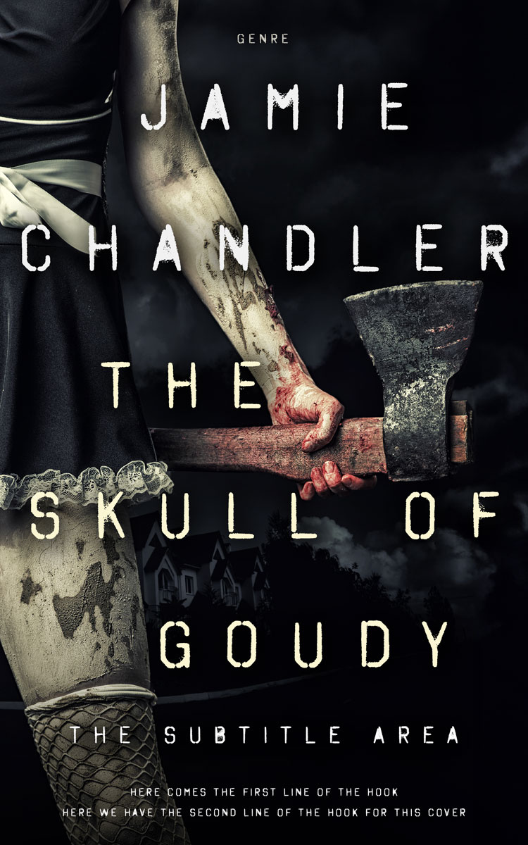 2D view of Premade Mystery & Thriller & Suspense Book Cover - Woodsmoke