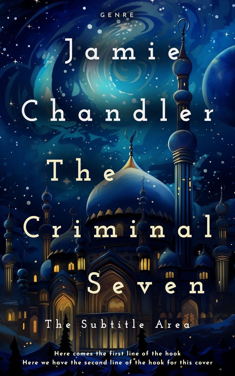 2D view of Premade Religion & Spirituality Book Cover - Firefly