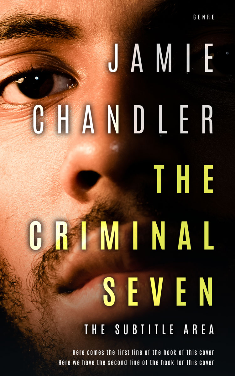 2D view of Premade Mystery & Thriller & Suspense Book Cover - Crowshead