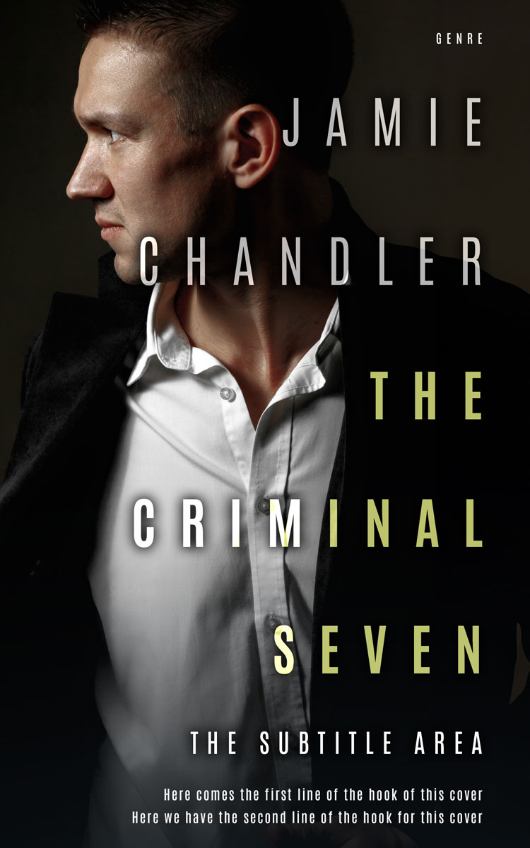 2D view of Premade Mystery & Thriller & Suspense Book Cover - Nomad