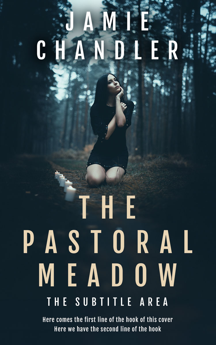 2D view of Premade Paranormal & Urban Book Cover - Gable Green