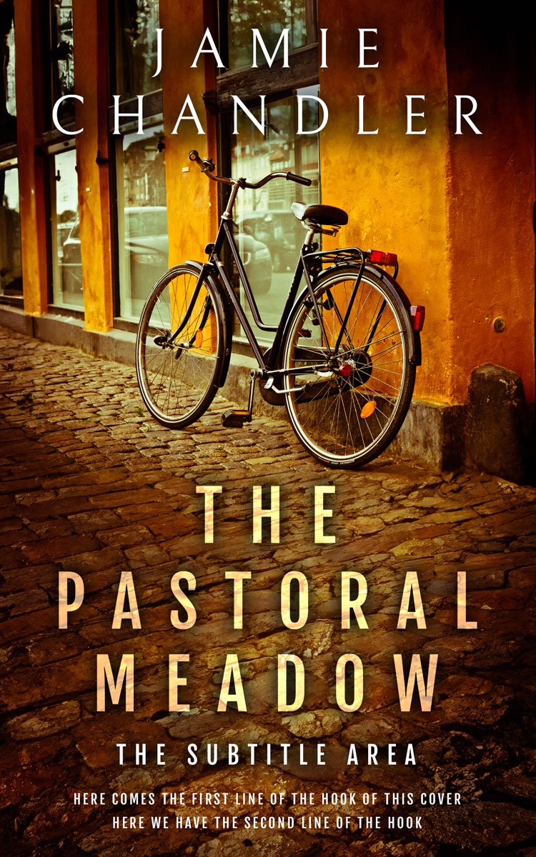 2D view of Premade Literary Fiction Book Cover - Bronze