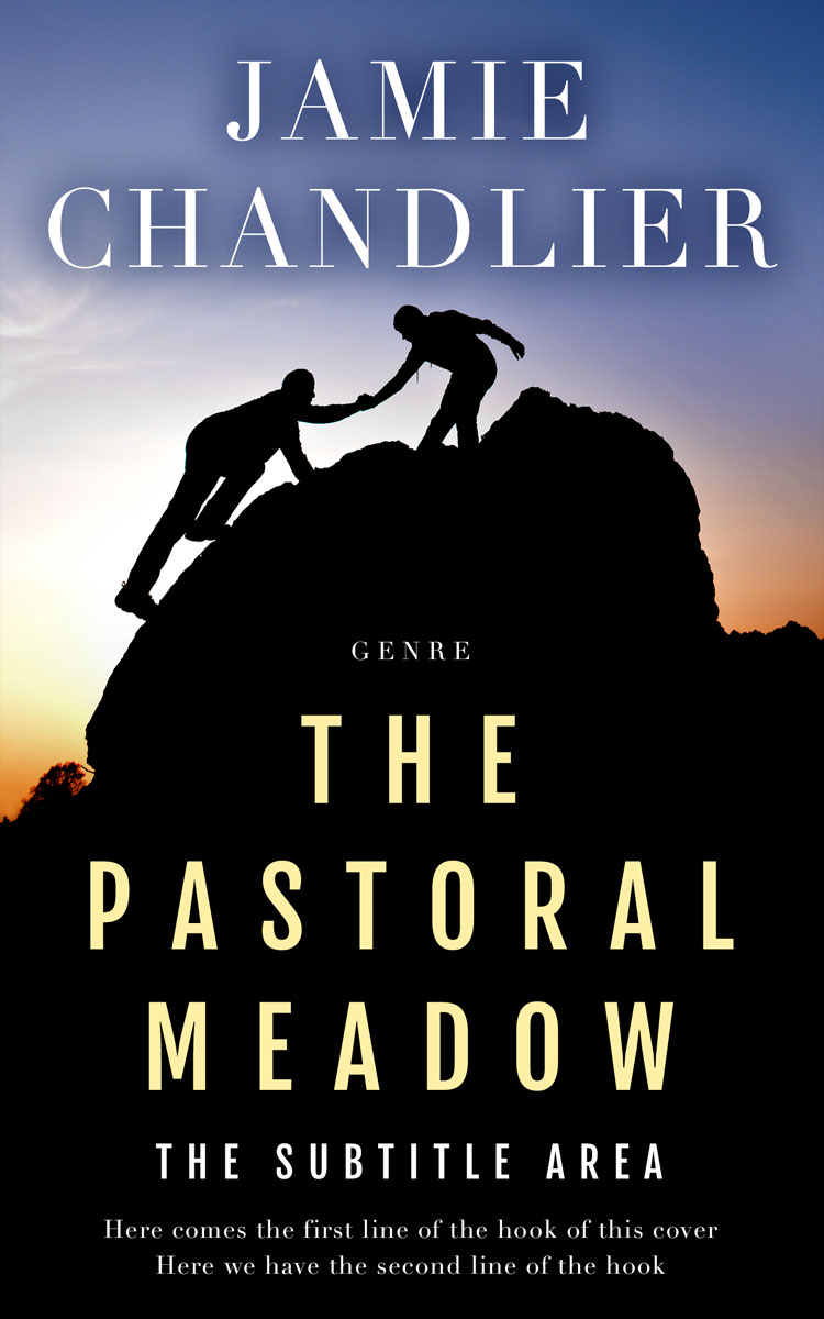 2D view of Premade Self-Improvement & Self-Help Book Cover - Woodsmoke