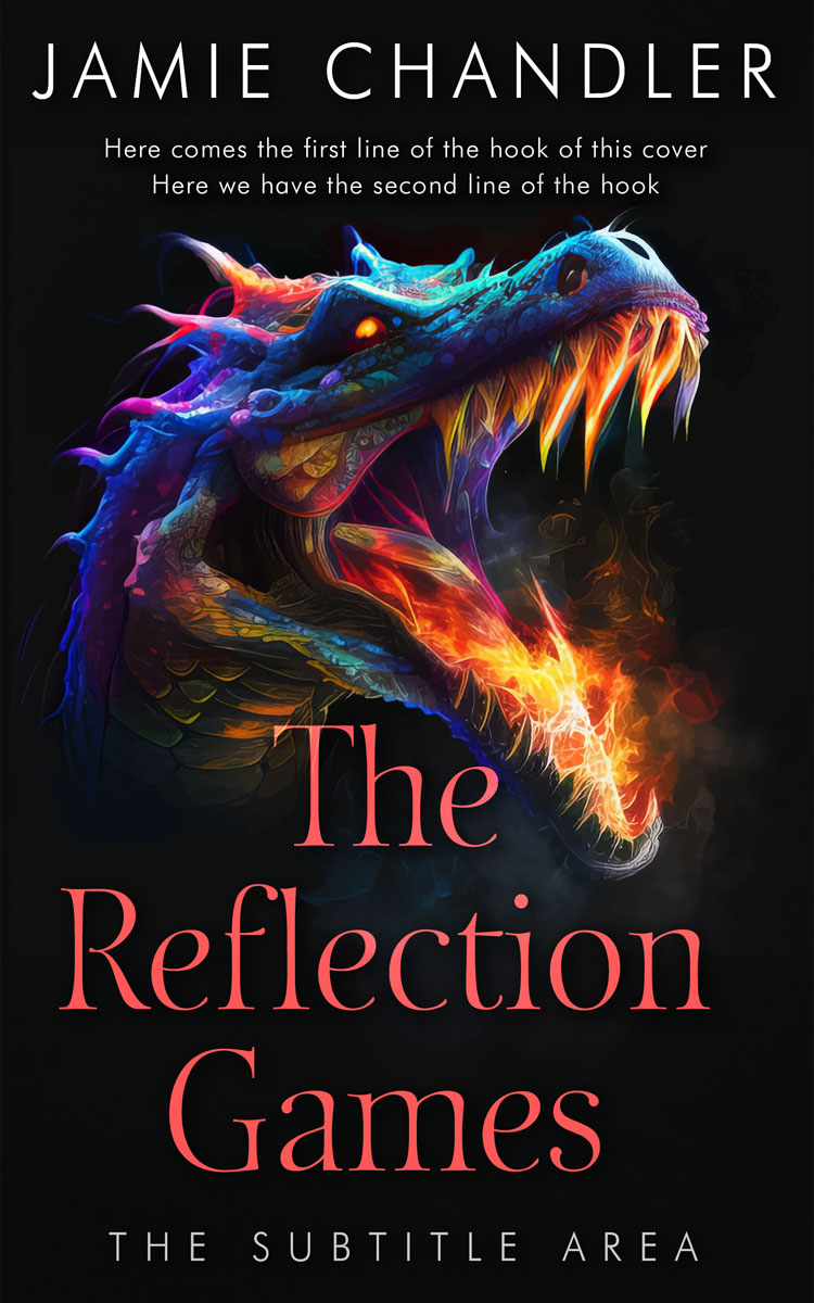 2D view of Premade Fantasy Book Cover - Woodsmoke