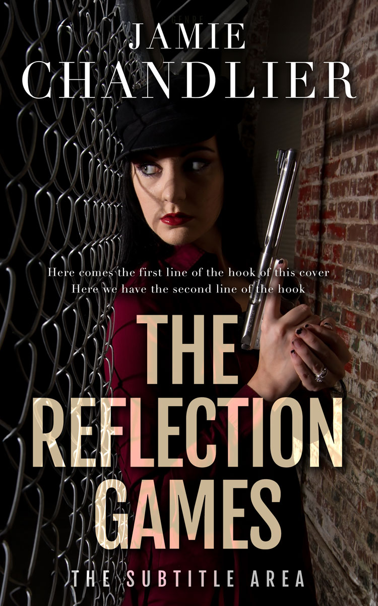 2D view of Premade Mystery & Thriller & Suspense Book Cover - Night Rider