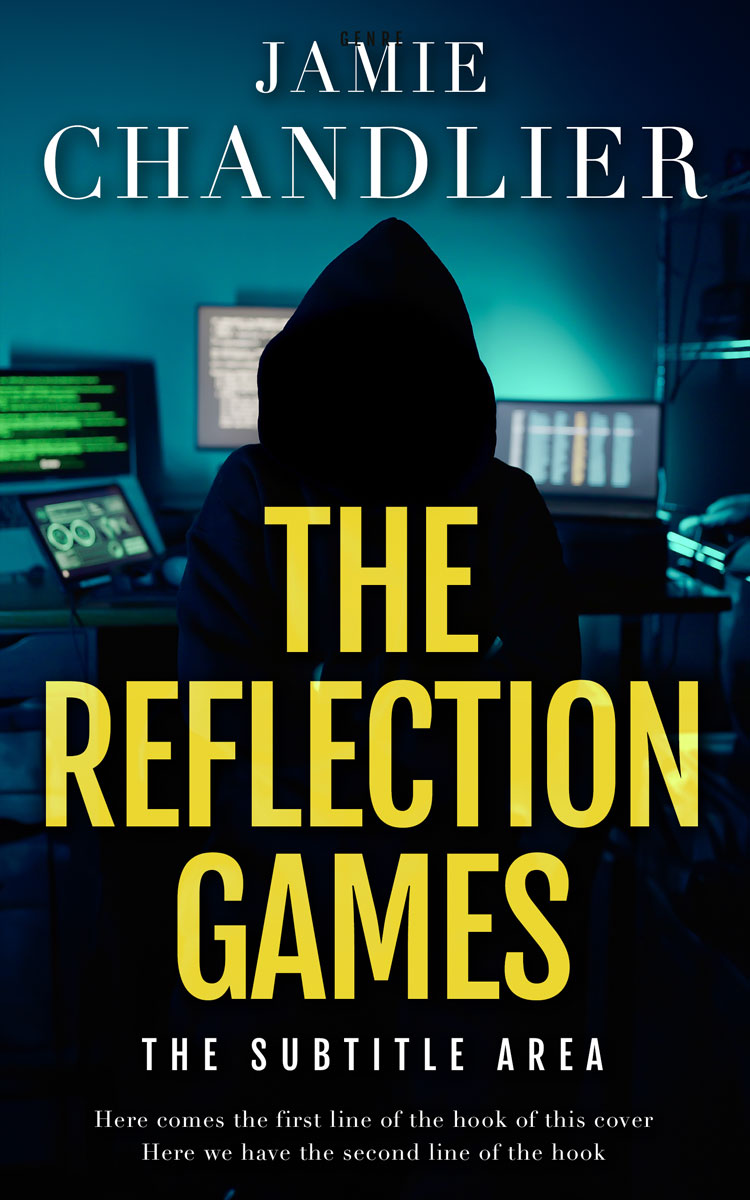 2D view of Premade Mystery & Thriller & Suspense Book Cover - Wattle