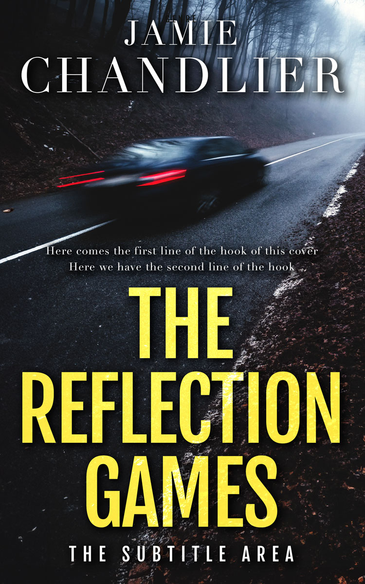 2D view of Premade Mystery & Thriller & Suspense Book Cover - Shark