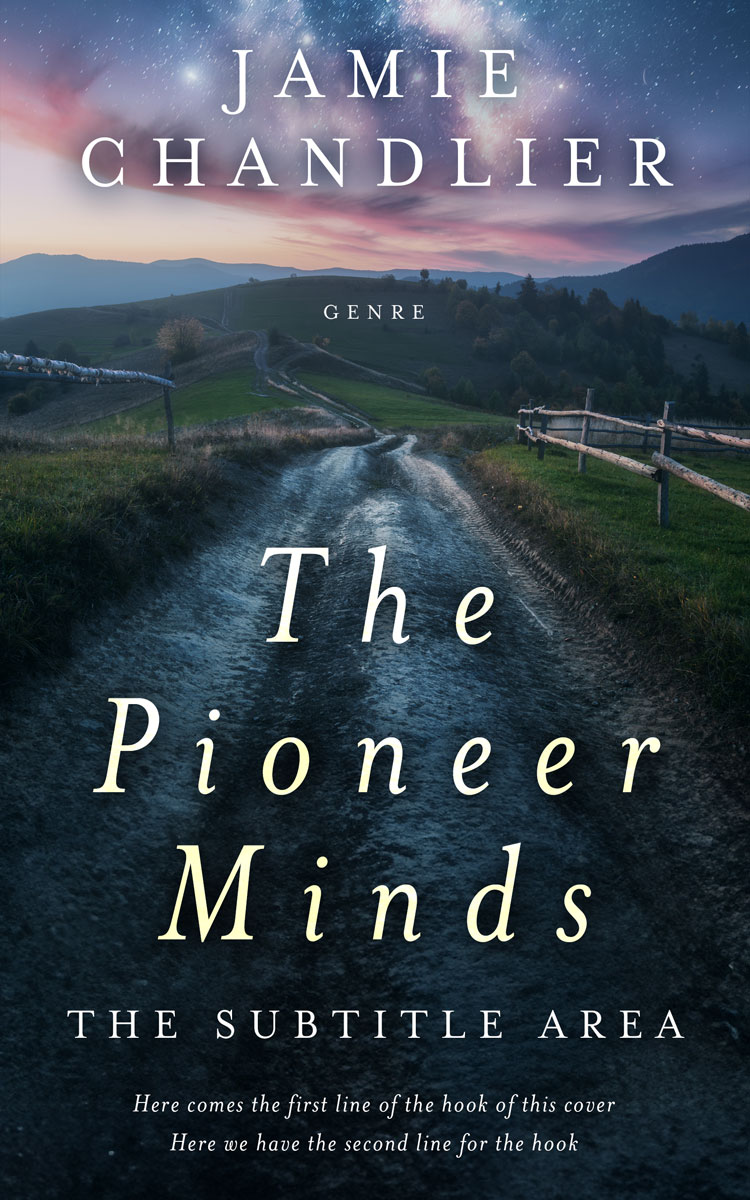 2D view of Premade Nature Book Cover - Mirage