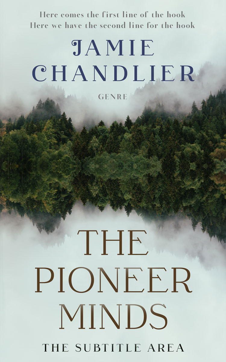 2D view of Premade Nature Book Cover - Rangitoto